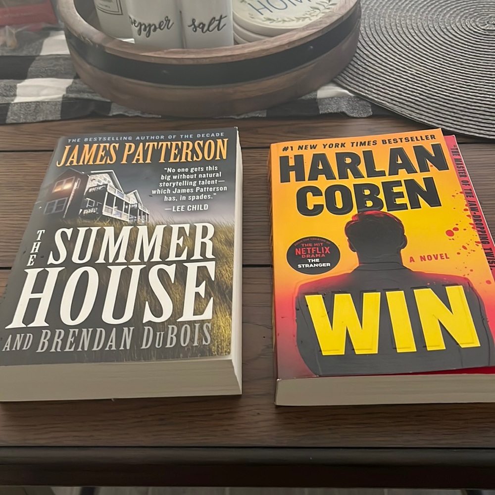 Two paperbacks by best belling authors